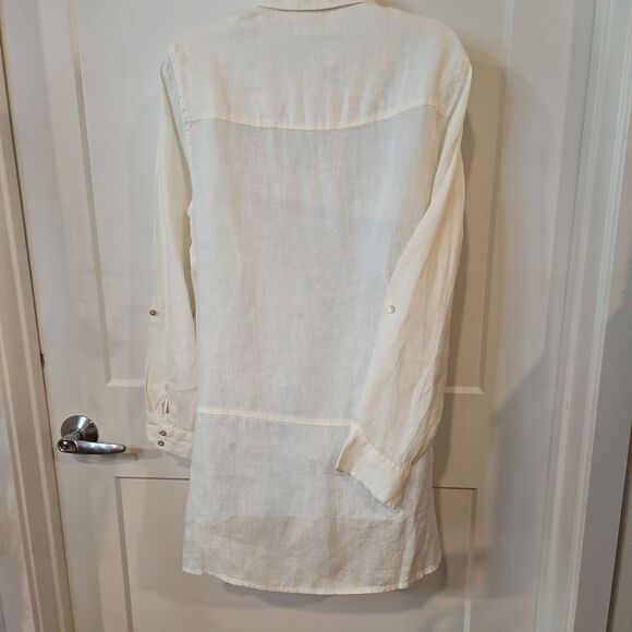 Artisan NY 100% Linen Top/Jacket sz M oversized - Picture 8 of 8